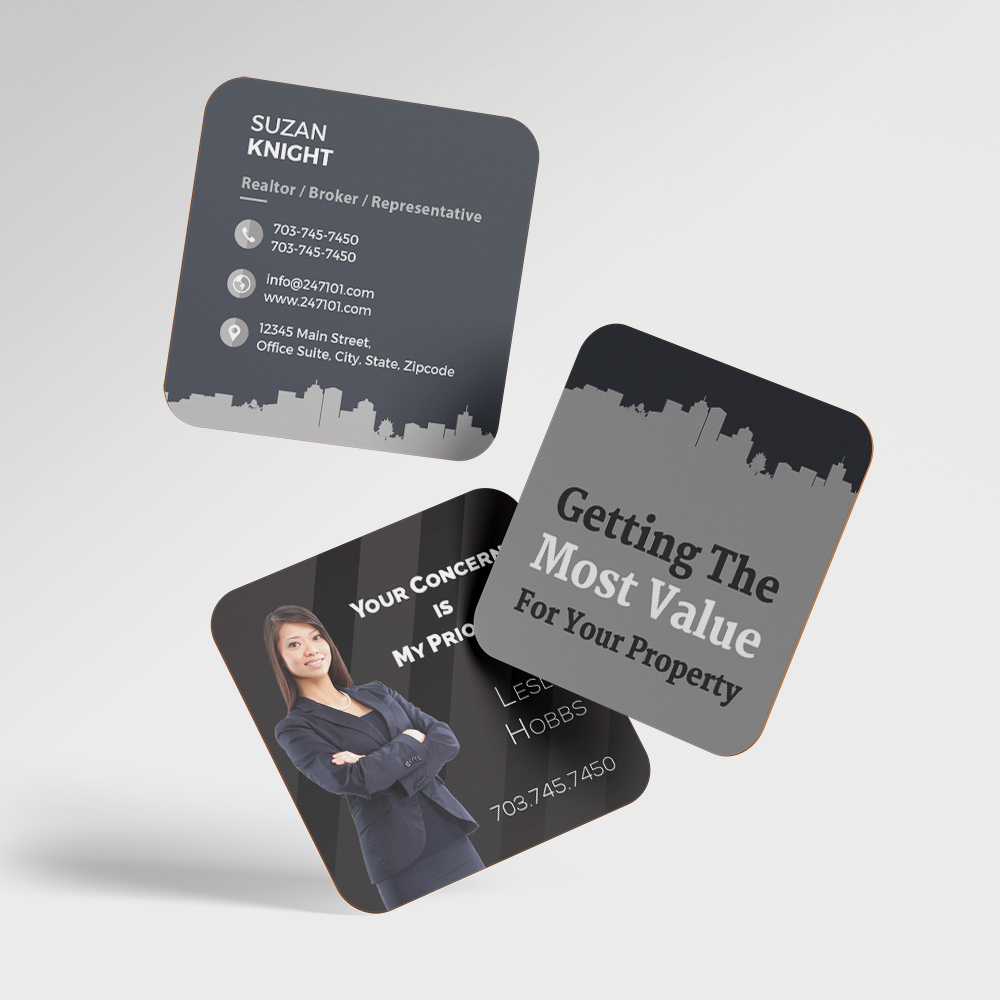 Samson Properties Square Business Cards Flow - Business Cards Flow - Choose from premium paper stocks, shapes and sizes. Custom cards, made your way. Shop Now! Custom premium business cards ship free.