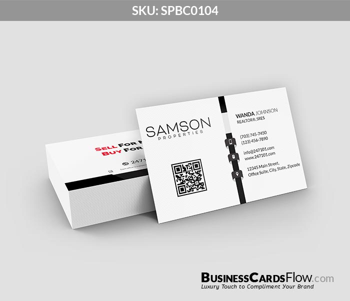 Samson Properties Business Cards SPBC0104 1 - Business Cards Flow - Choose from premium paper stocks, shapes and sizes. Custom cards, made your way. Shop Now! Custom premium business cards ship free.