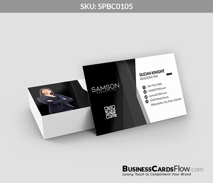 Samson Properties Business Cards SPBC0105 1 - Business Cards Flow - Choose from premium paper stocks, shapes and sizes. Custom cards, made your way. Shop Now! Custom premium business cards ship free.