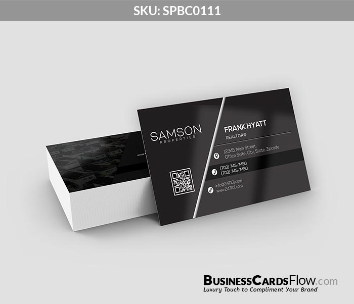 Samson Properties Business Cards SPBC0111 1 - Business Cards Flow - Choose from premium paper stocks, shapes and sizes. Custom cards, made your way. Shop Now! Custom premium business cards ship free.