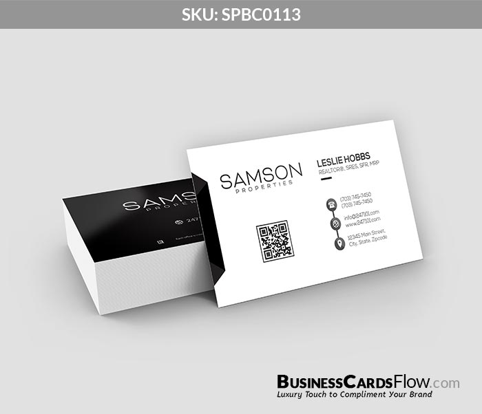 Samson Properties Business Cards SPBC0113 1 - Business Cards Flow - Choose from premium paper stocks, shapes and sizes. Custom cards, made your way. Shop Now! Custom premium business cards ship free.