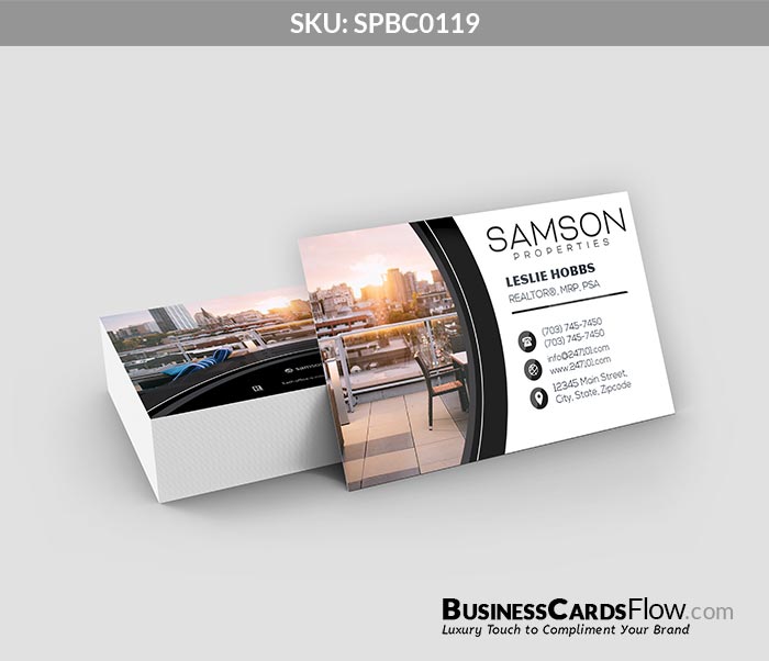 Samson Properties Business Cards SPBC0119 1 - Business Cards Flow - Choose from premium paper stocks, shapes and sizes. Custom cards, made your way. Shop Now! Custom premium business cards ship free.