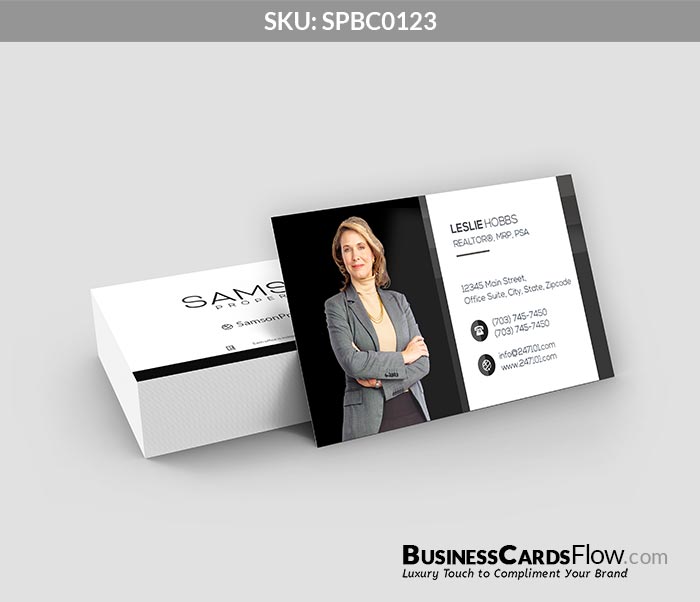 Samson Properties Business Cards SPBC0123 1 - Business Cards Flow - Choose from premium paper stocks, shapes and sizes. Custom cards, made your way. Shop Now! Custom premium business cards ship free.