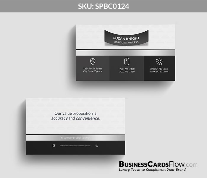 Samson Properties Business Cards SPBC0124 2 - Business Cards Flow - Choose from premium paper stocks, shapes and sizes. Custom cards, made your way. Shop Now! Custom premium business cards ship free.