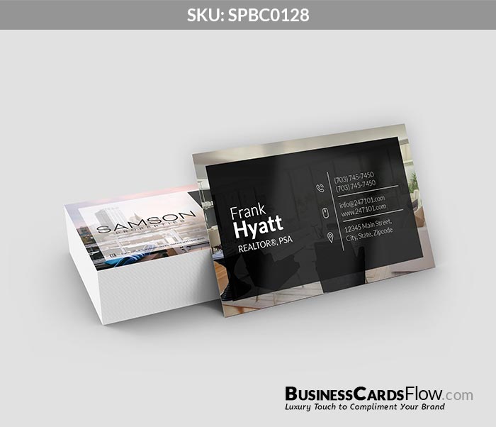 Samson Properties Business Cards SPBC0128 1 - Business Cards Flow - Choose from premium paper stocks, shapes and sizes. Custom cards, made your way. Shop Now! Custom premium business cards ship free.