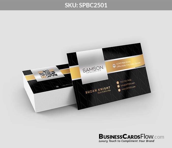 Samson Properties Business Cards SPBC2501 1 - Business Cards Flow - Choose from premium paper stocks, shapes and sizes. Custom cards, made your way. Shop Now! Custom premium business cards ship free.