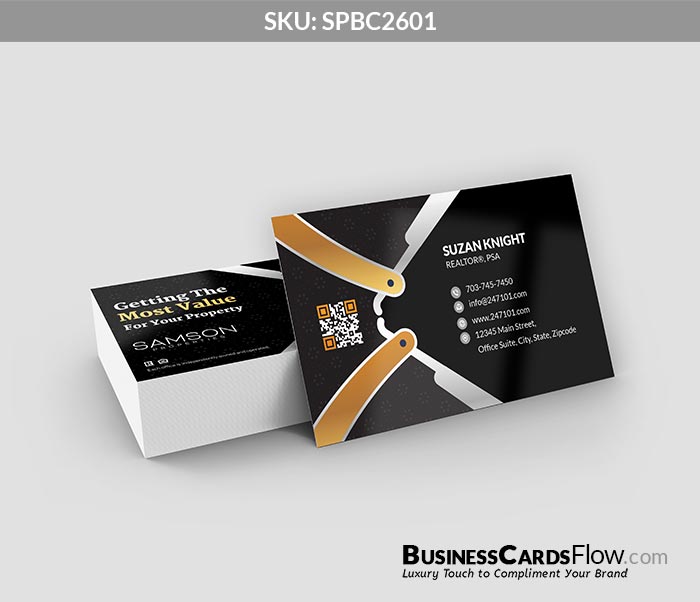 Realtors Business Cards Flow for Samson Properties