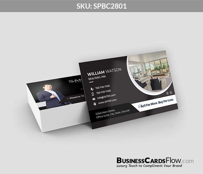 Samson Properties Business Cards SPBC2801 1 - Business Cards Flow - Choose from premium paper stocks, shapes and sizes. Custom cards, made your way. Shop Now! Custom premium business cards ship free.