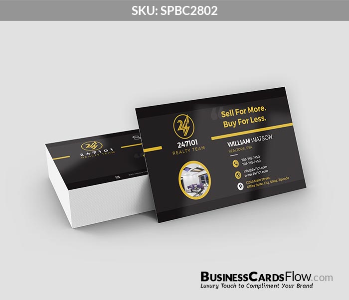 Samson Properties Business Cards SPBC2802 1 - Business Cards Flow - Choose from premium paper stocks, shapes and sizes. Custom cards, made your way. Shop Now! Custom premium business cards ship free.