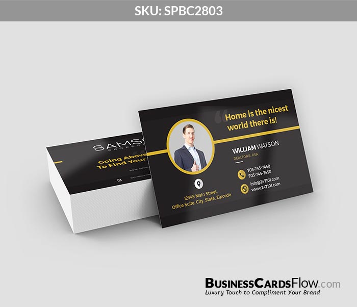 Samson Properties Business Cards SPBC2803 1 - Business Cards Flow - Choose from premium paper stocks, shapes and sizes. Custom cards, made your way. Shop Now! Custom premium business cards ship free.