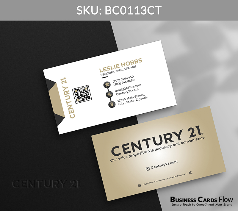Business Cards Flow Century 21 Business Cards BC0113CT Style 12 - Choose from premium paper stocks, shapes and sizes. Custom cards, made your way. Shop Now! Custom premium business cards ship free. Century 21 Business Cards - BC0113CT Realtors Business Cards Flow for Century 21