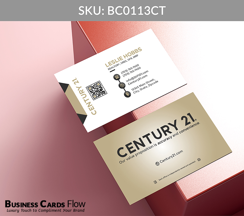 Business Cards Flow Century 21 Business Cards BC0113CT Style 5 - Choose from premium paper stocks, shapes and sizes. Custom cards, made your way. Shop Now! Custom premium business cards ship free. Century 21 Business Cards - BC0113CT Realtors Business Cards Flow for Century 21