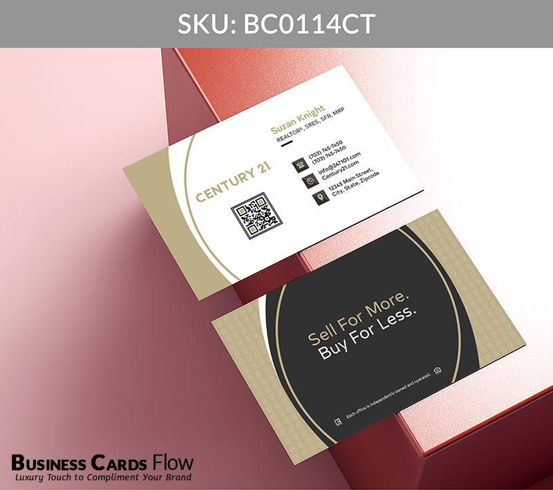 Business Cards Flow Century 21 Business Cards BC0114CT Style 5 - Choose from premium paper stocks, shapes and sizes. Custom cards, made your way. Shop Now! Custom premium business cards ship free. Century 21 Business Cards - BC0114CT Realtors Business Cards Flow for Century 21