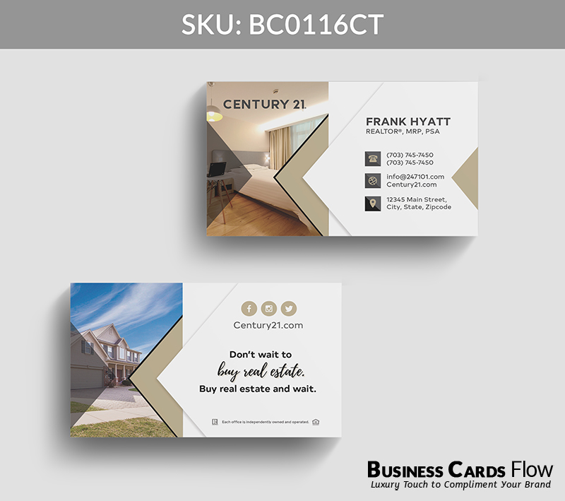 Business Cards Flow Century 21 Business Cards BC0116CT Style 22 - Choose from premium paper stocks, shapes and sizes. Custom cards, made your way. Shop Now! Custom premium business cards ship free. Century 21 Business Cards - BC0116CT Realtors Business Cards Flow for Century 21