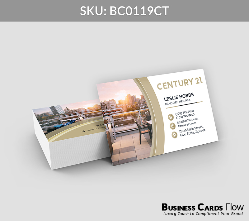 Business Cards Flow Century 21 Business Cards BC0119CT Style 21 - Choose from premium paper stocks, shapes and sizes. Custom cards, made your way. Shop Now! Custom premium business cards ship free. Century 21 Business Cards - BC0119CT Realtors Business Cards Flow for Century 21