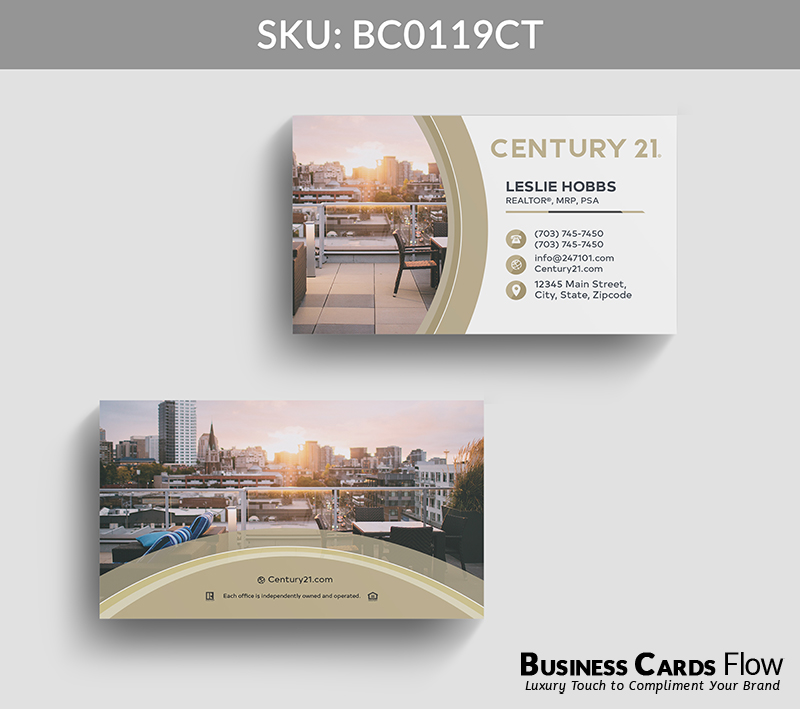 Business Cards Flow Century 21 Business Cards BC0119CT Style 22 - Choose from premium paper stocks, shapes and sizes. Custom cards, made your way. Shop Now! Custom premium business cards ship free. Century 21 Business Cards - BC0119CT Realtors Business Cards Flow for Century 21