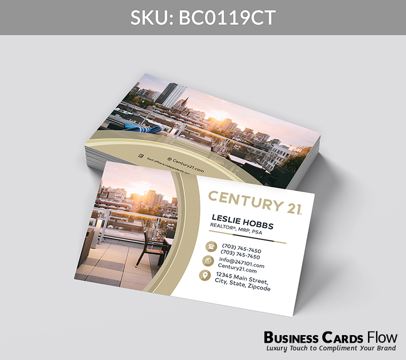 Business Cards Flow Century 21 Business Cards BC0119CT Style 24 - Choose from premium paper stocks, shapes and sizes. Custom cards, made your way. Shop Now! Custom premium business cards ship free. Century 21 Business Cards - BC0119CT Realtors Business Cards Flow for Century 21