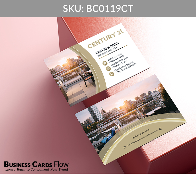 Business Cards Flow Century 21 Business Cards BC0119CT Style 5 - Choose from premium paper stocks, shapes and sizes. Custom cards, made your way. Shop Now! Custom premium business cards ship free. Century 21 Business Cards - BC0119CT Realtors Business Cards Flow for Century 21