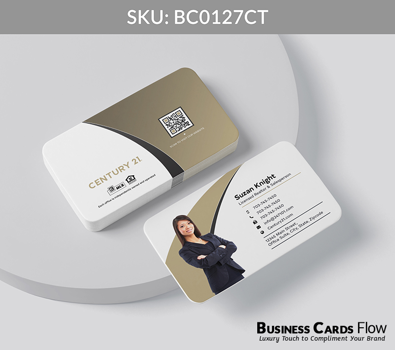 Business Cards Flow Century 21 Business Cards BC0127CT Style 20 - Choose from premium paper stocks, shapes and sizes. Custom cards, made your way. Shop Now! Custom premium business cards ship free. Century 21 Business Cards - BC0127CT Realtors Business Cards Flow for Century 21