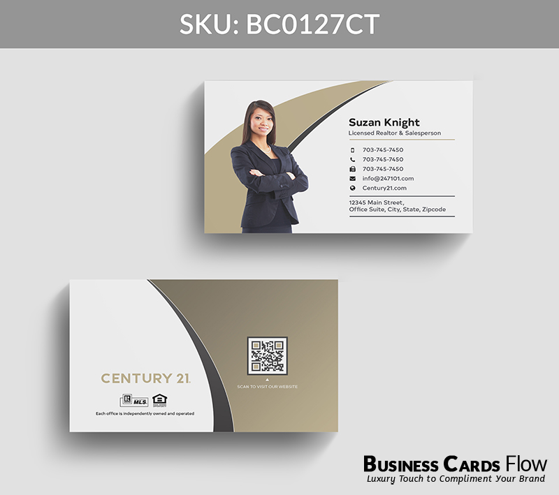 Business Cards Flow Century 21 Business Cards BC0127CT Style 22 - Choose from premium paper stocks, shapes and sizes. Custom cards, made your way. Shop Now! Custom premium business cards ship free. Century 21 Business Cards - BC0127CT Realtors Business Cards Flow for Century 21
