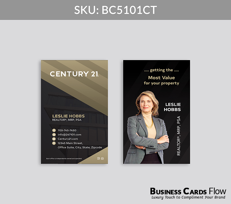 Business Cards Flow Century 21 Business Cards BC5101CT Style 28 - Choose from premium paper stocks, shapes and sizes. Custom cards, made your way. Shop Now! Custom premium business cards ship free. Century 21 Business Cards - BC5101CT Realtors Business Cards Flow for Century 21