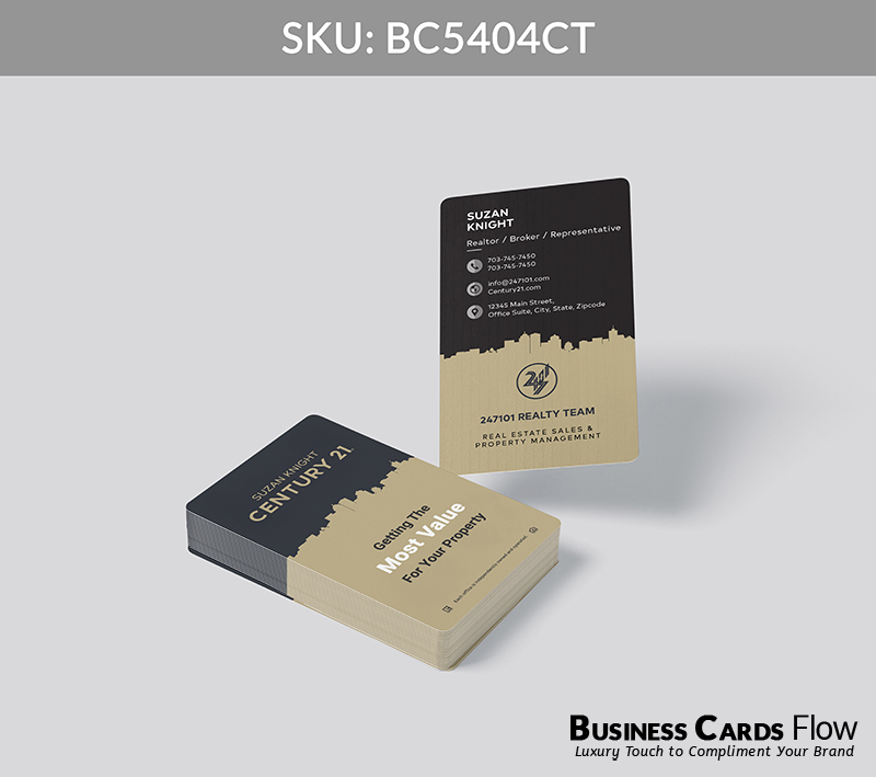 Business Cards Flow Century 21 Business Cards BC5404CT Style 26 - Choose from premium paper stocks, shapes and sizes. Custom cards, made your way. Shop Now! Custom premium business cards ship free. Century 21 Business Cards - BC5404CT Realtors Business Cards Flow for Century 21