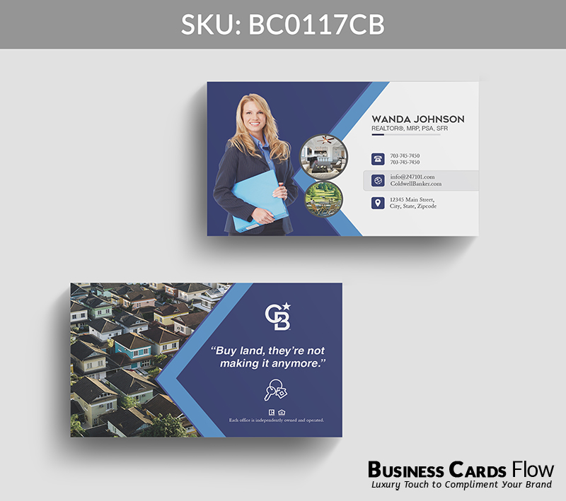 Business Cards Flow Coldwell Banker Business Cards BC0117CB Style 22 - Choose from premium paper stocks, shapes and sizes. Custom cards, made your way. Shop Now! Custom premium business cards ship free. Coldwell Banker Business Cards - BC0117CB Realtors Business Cards Flow for Coldwell Banker