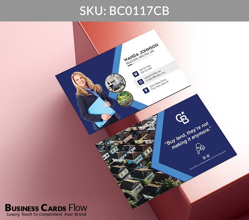 Business Cards Flow Coldwell Banker Business Cards BC0117CB Style 5 - Choose from premium paper stocks, shapes and sizes. Custom cards, made your way. Shop Now! Custom premium business cards ship free. Coldwell Banker Business Cards - BC0117CB Realtors Business Cards Flow for Coldwell Banker