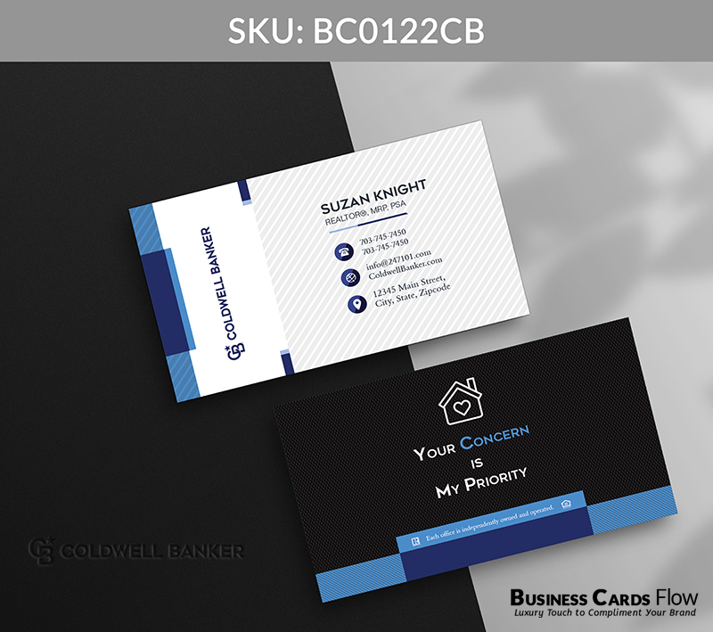 Business Cards Flow Coldwell Banker Business Cards BC0122CB Style 12 - Choose from premium paper stocks, shapes and sizes. Custom cards, made your way. Shop Now! Custom premium business cards ship free. Coldwell Banker Business Cards - BC0122CB Realtors Business Cards Flow for Coldwell Banker
