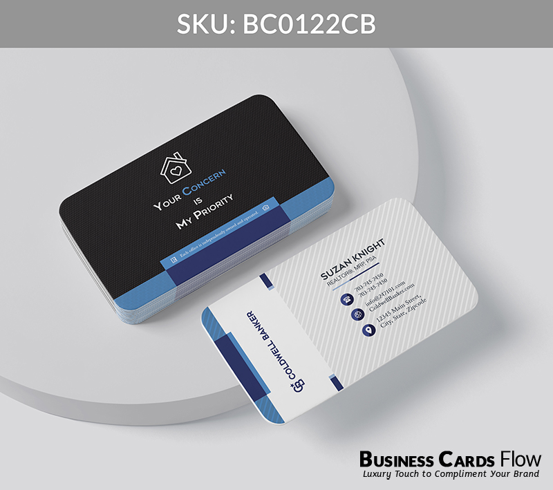 Business Cards Flow Coldwell Banker Business Cards BC0122CB Style 20 - Choose from premium paper stocks, shapes and sizes. Custom cards, made your way. Shop Now! Custom premium business cards ship free. Coldwell Banker Business Cards - BC0122CB Realtors Business Cards Flow for Coldwell Banker