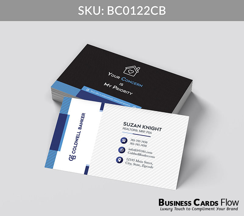 Business Cards Flow Coldwell Banker Business Cards BC0122CB Style 24 - Choose from premium paper stocks, shapes and sizes. Custom cards, made your way. Shop Now! Custom premium business cards ship free. Coldwell Banker Business Cards - BC0122CB Realtors Business Cards Flow for Coldwell Banker