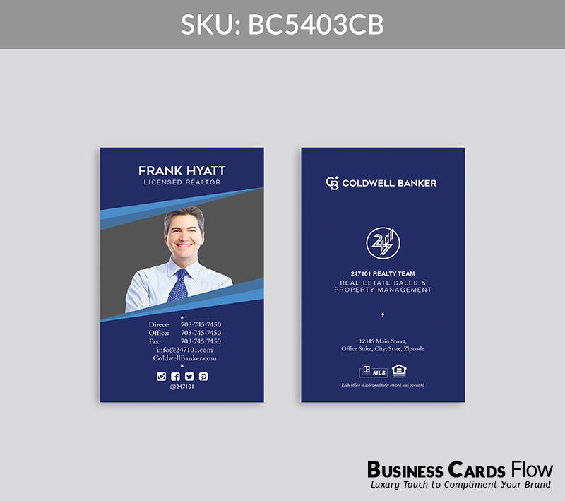 Business Cards Flow Coldwell Banker Business Cards BC5403CB Style 28 - Choose from premium paper stocks, shapes and sizes. Custom cards, made your way. Shop Now! Custom premium business cards ship free. Coldwell Banker Business Cards - BC5403CB Realtors Business Cards Flow for Coldwell Banker