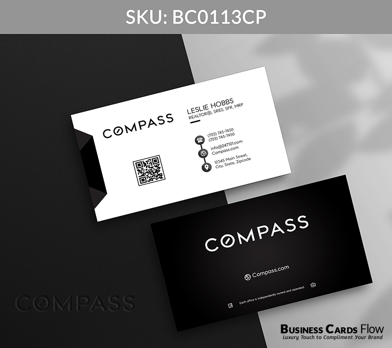Business Cards Flow Compass Business Cards BC0113CP Style 12 - Choose from premium paper stocks, shapes and sizes. Custom cards, made your way. Shop Now! Custom premium business cards ship free. Compass Business Cards - BC0113CP Realtors Business Cards Flow for Compass