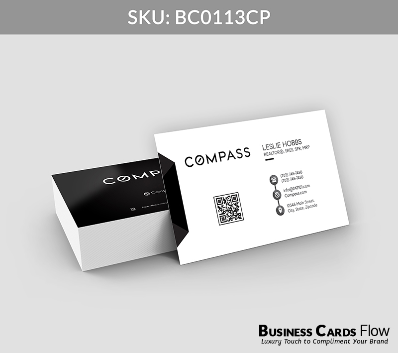 Business Cards Flow Compass Business Cards BC0113CP Style 21 - Choose from premium paper stocks, shapes and sizes. Custom cards, made your way. Shop Now! Custom premium business cards ship free. Compass Business Cards - BC0113CP Realtors Business Cards Flow for Compass