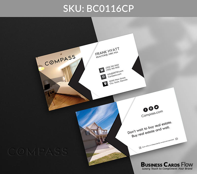Business Cards Flow Compass Business Cards BC0116CP Style 12 - Choose from premium paper stocks, shapes and sizes. Custom cards, made your way. Shop Now! Custom premium business cards ship free. Compass Business Cards - BC0116CP Realtors Business Cards Flow for Compass