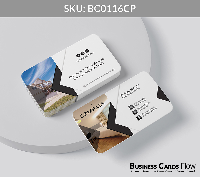 Business Cards Flow Compass Business Cards BC0116CP Style 20 - Choose from premium paper stocks, shapes and sizes. Custom cards, made your way. Shop Now! Custom premium business cards ship free. Compass Business Cards - BC0116CP Realtors Business Cards Flow for Compass