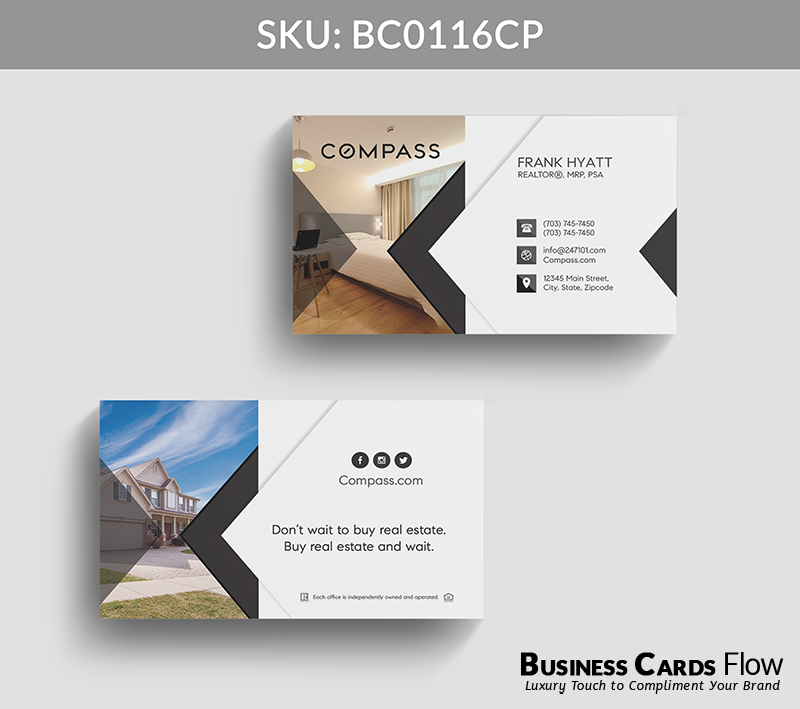 Business Cards Flow Compass Business Cards BC0116CP Style 22 - Choose from premium paper stocks, shapes and sizes. Custom cards, made your way. Shop Now! Custom premium business cards ship free. Compass Business Cards - BC0116CP Realtors Business Cards Flow for Compass
