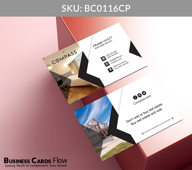 Business Cards Flow Compass Business Cards BC0116CP Style 5 - Choose from premium paper stocks, shapes and sizes. Custom cards, made your way. Shop Now! Custom premium business cards ship free. Compass Business Cards - BC0116CP Realtors Business Cards Flow for Compass
