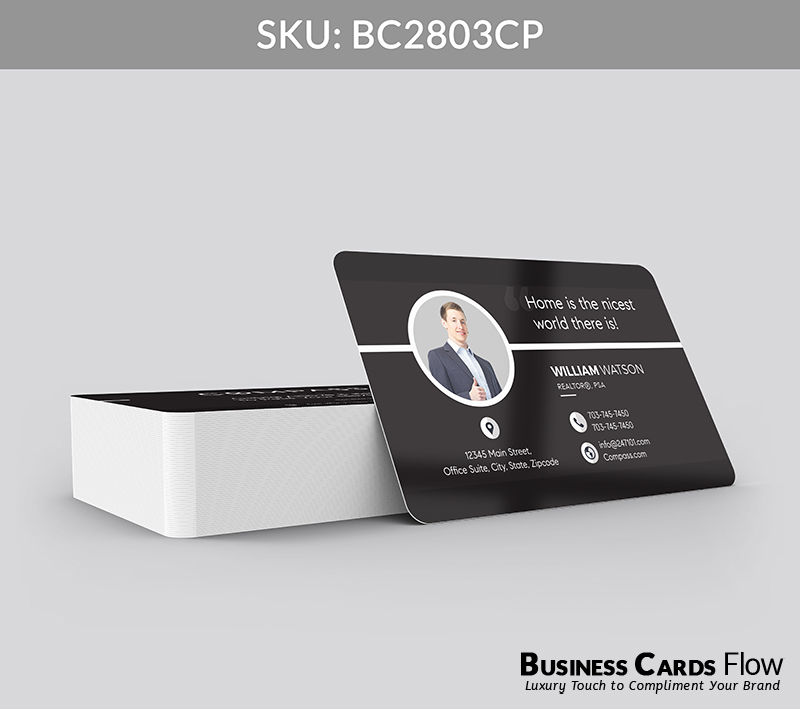 Business Cards Flow Compass Business Cards BC2803CP Style 2 - Choose from premium paper stocks, shapes and sizes. Custom cards, made your way. Shop Now! Custom premium business cards ship free. Compass Business Cards - BC2803CP Realtors Business Cards Flow for Compass