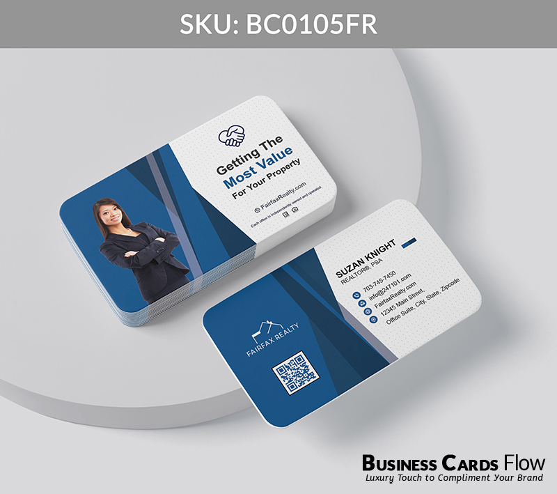 Business Cards Flow Fairfax Realty Business Cards BC0105FR Style 20 - Choose from premium paper stocks, shapes and sizes. Custom cards, made your way. Shop Now! Custom premium business cards ship free. Fairfax Realty Business Cards - BC0105FR Realtors Business Cards Flow for Fairfax Realty