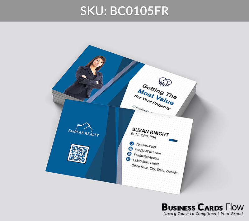Business Cards Flow Fairfax Realty Business Cards BC0105FR Style 24 - Choose from premium paper stocks, shapes and sizes. Custom cards, made your way. Shop Now! Custom premium business cards ship free. Fairfax Realty Business Cards - BC0105FR Realtors Business Cards Flow for Fairfax Realty