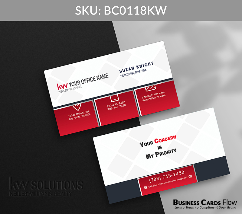 Business Cards Flow Keller Williams Business Cards BC0118KW Style 12 - Choose from premium paper stocks, shapes and sizes. Custom cards, made your way. Shop Now! Custom premium business cards ship free. Keller Williams Business Cards - BC0118KW Realtors Business Cards Flow for Keller Williams