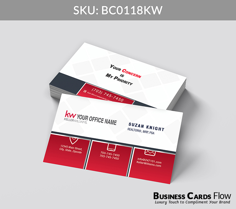 Business Cards Flow Keller Williams Business Cards BC0118KW Style 24 - Choose from premium paper stocks, shapes and sizes. Custom cards, made your way. Shop Now! Custom premium business cards ship free. Keller Williams Business Cards - BC0118KW Realtors Business Cards Flow for Keller Williams