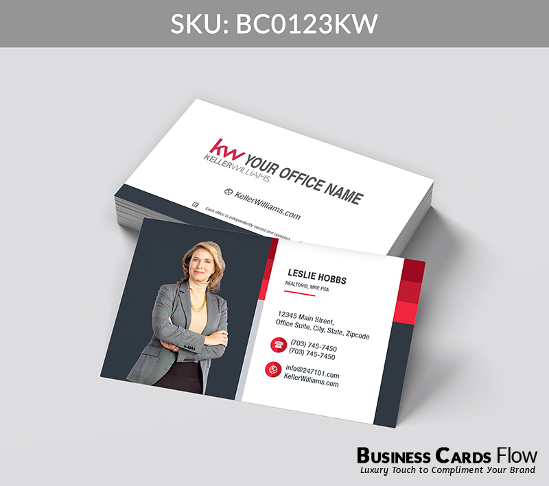 Business Cards Flow Keller Williams Business Cards BC0123KW Style 24 - Choose from premium paper stocks, shapes and sizes. Custom cards, made your way. Shop Now! Custom premium business cards ship free. Keller Williams Business Cards - BC0123KW Realtors Business Cards Flow for Keller Williams