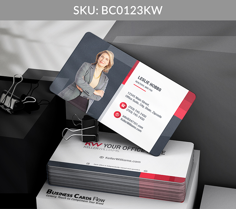 Business Cards Flow Keller Williams Business Cards BC0123KW Style 8 - Choose from premium paper stocks, shapes and sizes. Custom cards, made your way. Shop Now! Custom premium business cards ship free. Keller Williams Business Cards - BC0123KW Realtors Business Cards Flow for Keller Williams