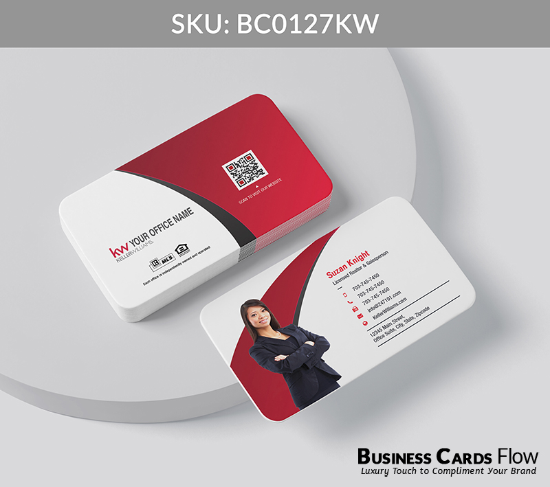 Business Cards Flow Keller Williams Business Cards BC0127KW Style 20 - Choose from premium paper stocks, shapes and sizes. Custom cards, made your way. Shop Now! Custom premium business cards ship free. Keller Williams Business Cards - BC0127KW Realtors Business Cards Flow for Keller Williams