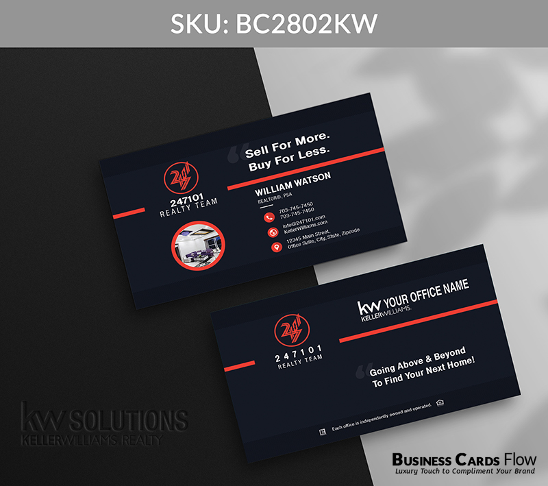 Business Cards Flow Keller Williams Business Cards BC2802KW Style 12 - Choose from premium paper stocks, shapes and sizes. Custom cards, made your way. Shop Now! Custom premium business cards ship free. Keller Williams Business Cards - BC2802KW Realtors Business Cards Flow for Keller Williams
