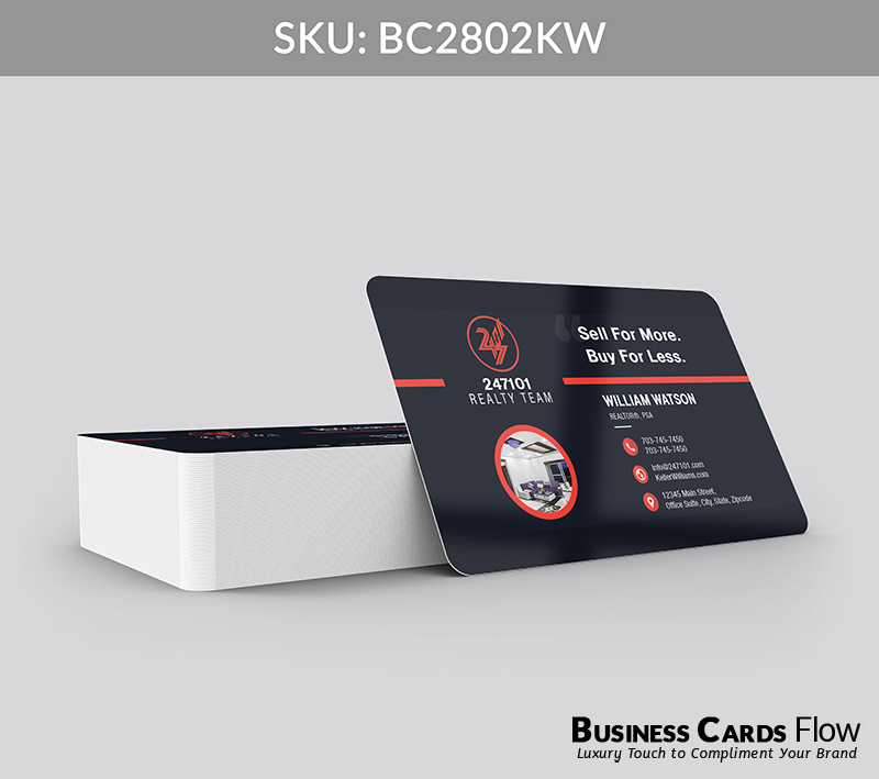 Business Cards Flow Keller Williams Business Cards BC2802KW Style 2 - Choose from premium paper stocks, shapes and sizes. Custom cards, made your way. Shop Now! Custom premium business cards ship free. Keller Williams Business Cards - BC2802KW Realtors Business Cards Flow for Keller Williams
