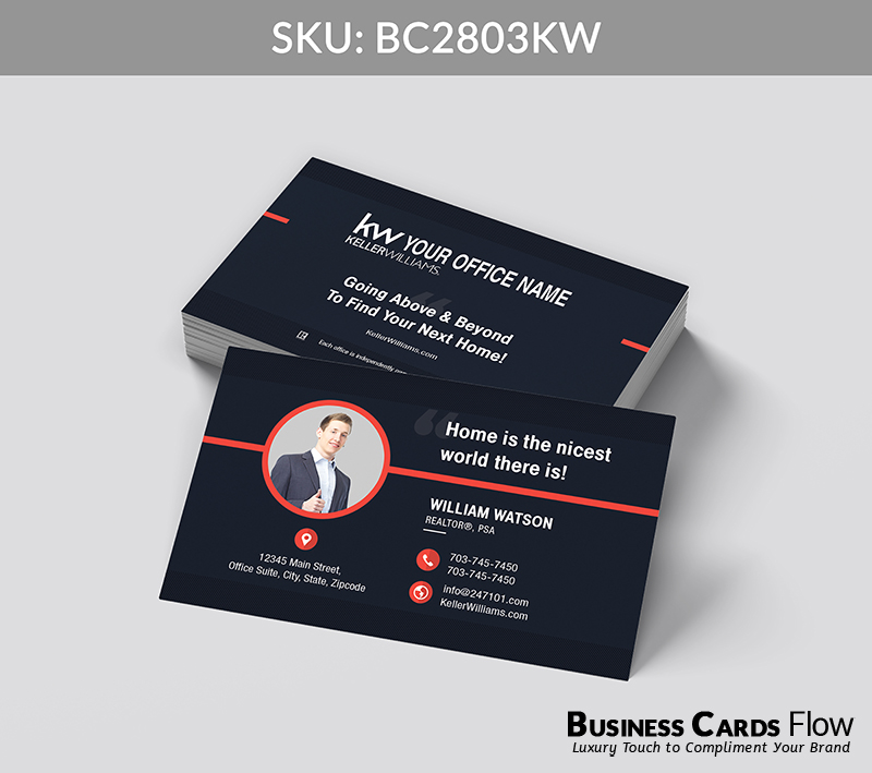 Business Cards Flow Keller Williams Business Cards BC2803KW Style 24 - Choose from premium paper stocks, shapes and sizes. Custom cards, made your way. Shop Now! Custom premium business cards ship free. Keller Williams Business Cards - BC2803KW Realtors Business Cards Flow for Keller Williams