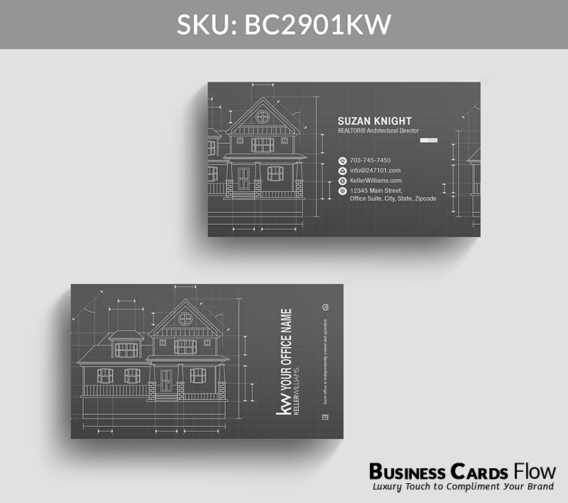 Business Cards Flow Keller Williams Business Cards BC2901KW Style 22 - Choose from premium paper stocks, shapes and sizes. Custom cards, made your way. Shop Now! Custom premium business cards ship free. Keller Williams Business Cards - BC2901KW Realtors Business Cards Flow for Keller Williams